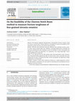 Research paper thumbnail of On the feasibility of the Chevron Notch Beam method to measure fracture toughness of fine-grained zirconia ceramics