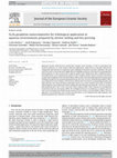 Research paper thumbnail of Si 3 N 4 /graphene nanocomposites for tribological application in aqueous environments prepared by attritor milling and hot pressing