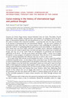 Research paper thumbnail of Canon-Making in the History of International Legal and Political Thought