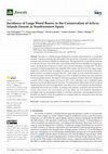 Research paper thumbnail of Incidence of Large Wood Borers in the Conservation of dehesa Islands Forests in Southwestern Spain