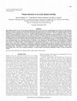 Research paper thumbnail of Freeze tolerance in an arctic Alaska stonefly