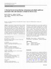 Research paper thumbnail of A thermal hysteresis-producing xylomannan glycolipid antifreeze associated with cold tolerance is found in diverse taxa