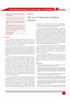 Research paper thumbnail of The use of Cilostazol in Diabetic Patients