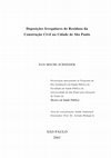 Research paper thumbnail of Deposições irregulares de resíduos da construçäo civil na cidade de Säo Paulo