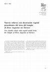 Research paper thumbnail of Nuevos relieves con decoración vegetal procedentes del área del templo al divus Augustus en Tarraco