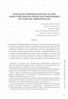 Research paper thumbnail of Estilos de Aprendizagem dos Alunos Versus Métodos de Ensino dos Professores do Curso de Administração