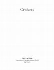 Research paper thumbnail of Crickets