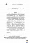 Research paper thumbnail of Anadoluda Geleneklerini İşleyen Bir Türkü