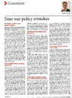 Research paper thumbnail of Four war policy mistakes