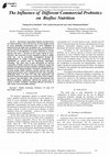 Research paper thumbnail of The Influence of the Different Commercial Probiotic on the Biofloc Nutrition