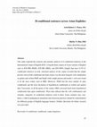 Research paper thumbnail of If-conditional sentences across Asian Englishes