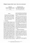 Research paper thumbnail of Philippine Languages Online Corpora: Status, issues, and prospects