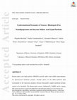 Research paper thumbnail of Conformational Dynamics of Sensory Rhodopsin II in Nanolipoprotein and Styrene-Maleic Acid Lipid Particles