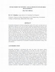 Research paper thumbnail of INVOLVEMENT OF TECHNO -LEGAL ISSUES IN SUSTAINABLE DEVELOPMENT