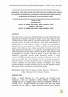 Research paper thumbnail of ASSESSING THE INFLUENCE OF USING ONLINE MARKETING TOOLS ON EGYPTIAN DOMESTIC TOURISM: ONLINE BEHAVIOR, ONLINE PURCHASE INTENTION AND E-SATISFACTION