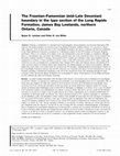 Research paper thumbnail of The Frasnian-Famennian (mid-Late Devonian) boundary in the type section of the Long Rapids Formation, James Bay Lowlands, northern Ontario, Canada