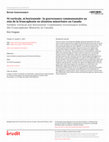 Research paper thumbnail of Ni verticale, ni horizontale : la gouvernance communautaire au sein de la francophonie en situation minoritaire au Canada