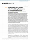 Research paper thumbnail of Hyaenas and early humans in the latest Early Pleistocene of South-Western Europe