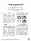 Research paper thumbnail of A high quality/low computational cost technique for block matching motion estimation