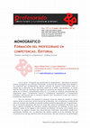 Research paper thumbnail of Formación del Profesorado en Competencias. Editorial