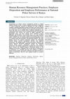 Research paper thumbnail of Human Resource Management Practices, Employee Disposition and Employee Performance at National Police Service of Kenya