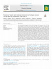 Research paper thumbnail of Features of basaltic melt-hydrogen interaction at hydrogen pressure 10–100 MPa and temperature 1100–1250 °C