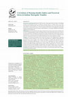 Research paper thumbnail of Correlation of Housing Quality Indices and Perceived Stress in Isfahan Metropolis’ Families