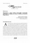 Research paper thumbnail of Homenaje a Juan Carlos Garavaglia reviviendo polémicas: el debate en torno a Orden y Virtud de Jorge Myers