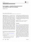 Research paper thumbnail of Forest mapping: a comparison between hyperspectral and multispectral images and technologies