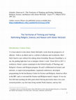 Research paper thumbnail of The Territories of Thinking and Feeling: Rethinking Religion, Science, and Reason with Alister McGrath (Zygon 2022)