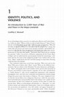 Research paper thumbnail of (2022a) Identity, Politics, and Violence: An Introduction to 3,000 Years of War and Peace in the Maya Lowlands