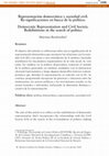 Research paper thumbnail of Democratic Representation and Civil Society. Redefinitions in the search of politics