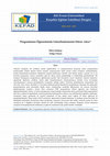 Research paper thumbnail of Programlama Öğreniminde Görselleştirmenin Etkisi: Alice