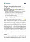 Research paper thumbnail of Ecosystem Services of Urban Agriculture: Perceptions of Project Leaders, Stakeholders and the General Public