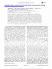 Research paper thumbnail of Large-area GaN n-core/p-shell arrays fabricated using top-down etching and selective epitaxial overgrowth