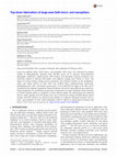 Research paper thumbnail of Top-down fabrication of large-area GaN micro- and nanopillars