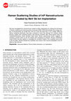 Research paper thumbnail of Raman Scattering Studies of InP Nanostructures Created by MeV Sb Ion Implantation