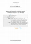 Research paper thumbnail of Birth of a Failure: Consequences of Framing ICT Projects for the Centralization of Inter-Departmental Relations