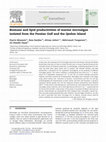 Research paper thumbnail of Biomass and lipid productivities of marine microalgae isolated from the Persian Gulf and the Qeshm Island