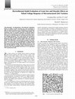 Research paper thumbnail of Electrothermal Model Evaluation of Grain Size and Disorder Effects on Pulsed Voltage Response of Microstructured ZnO Varistors