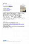 Research paper thumbnail of Anthony Webster, The Debate on the Rise of the British Empire. Issues in Historiography. Manchester and New York, NY: Manchester University Press, 2006. x + 198 pp. ISBN: 978-0-7190-6792-1 (hbk.); 978-0-7190-6793-8 (pbk.). £50.00 (hbk.); £14.99 (pbk.)