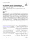 Research paper thumbnail of Field application and validity of a red-tide acoustic sensing system (RASS) for monitoring and alerting of harmful algal blooms (HABs) in Korean coastal waters