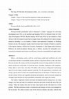 Research paper thumbnail of The Saga of Cold-chain Development in India Chapter #. Title Chapter 1. Saga of Cold-chain Development in India: past perspectives Chapter 2. Saga of Cold-chain Development in India: the last decade