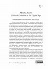 Research paper thumbnail of Alberto Acerbi, Cultural Evolution in the Digital Age