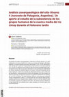 Research paper thumbnail of Análisis zooarqueológico del sitio Álvarez 4 (noroeste de Patagonia, Argentina). Un aporte al estudio de la subsistencia de los grupos humanos de la cuenca media del río Limay durante el Holoceno tardío Artículo