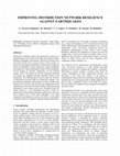 Research paper thumbnail of Improving distribution network resilience against earthquakes