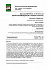 Research paper thumbnail of Causes and Effects of Division of Pentecostal-Evangelical Christian Churches