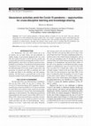 Research paper thumbnail of Geoscience activities amid the Covid-19 pandemic – opportunities for cross-discipline learning and knowledge-sharing