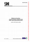 Research paper thumbnail of SNI 1973-2016 - Metode uji densitas volume, produksi campuran dan kadar udara (gravimetrik) beton