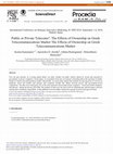 Research paper thumbnail of Public or Private Telecoms? The Effects of Ownership on Greek Telecommunications Market the Effects of Ownership on Greek Telecommunications Market